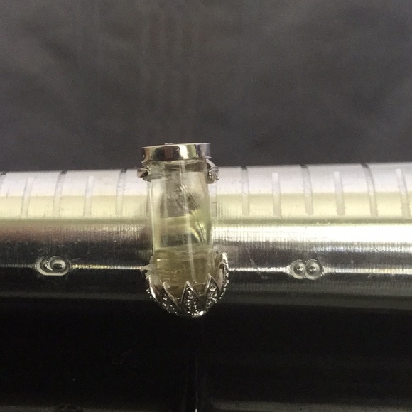 VtgAntqPlt/925SterlingSilver Elise Adore QrtzRng7 - Picture 7 of 8